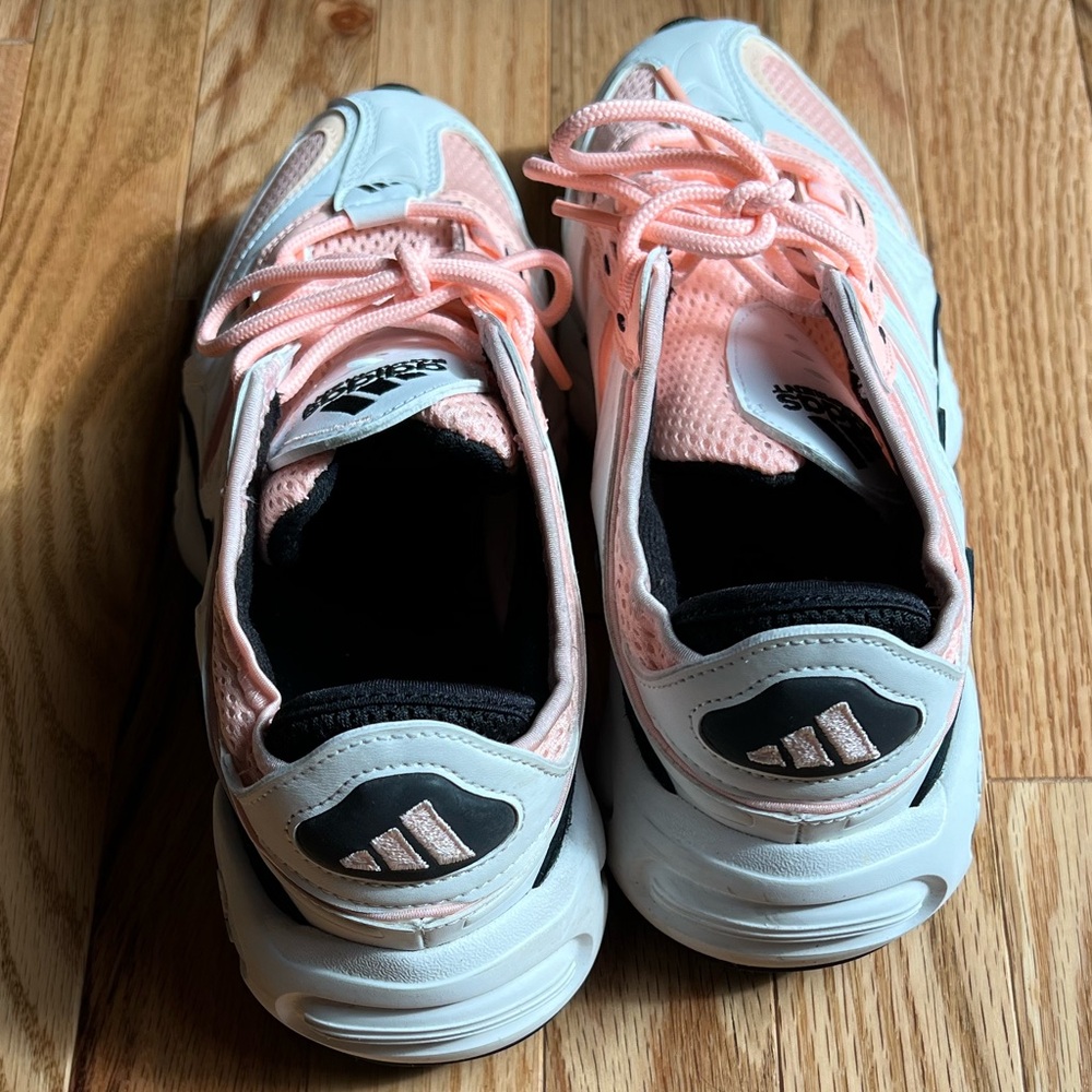 Adidas Pink and White Sneakers Casual - Picture 3 of 6